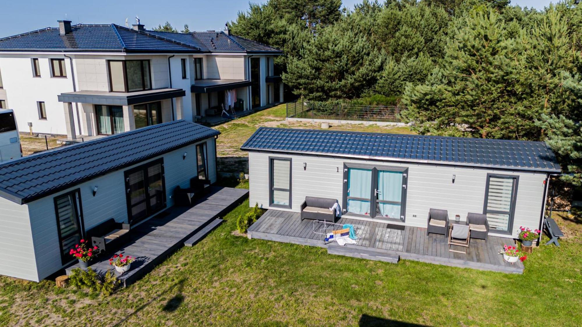 "Agus" Komfortowe I Nowczesne Domki W Cichej Okolicy Niedaleko Plazy Ostrowo  Exterior foto